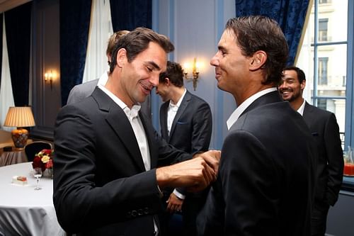 Roger Federer and Rafael Nadal