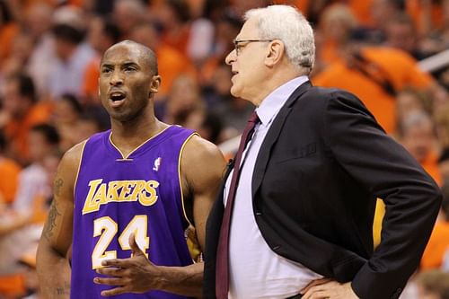 Phil Jackson and Kobe Bryant