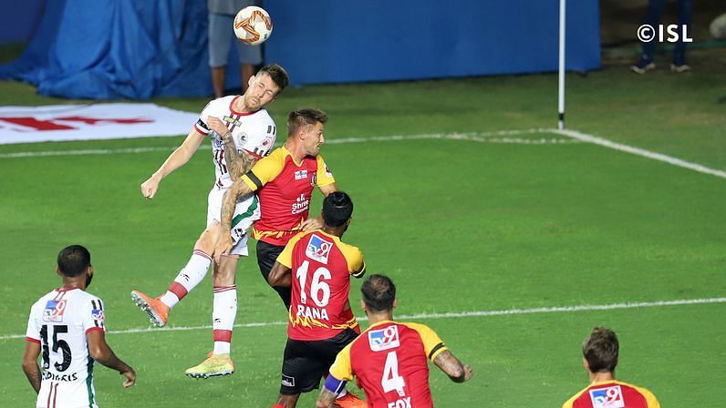 East Bengal were defeated in the first ever ISL Kolkata Derby (Image courtesy: ISL Media)