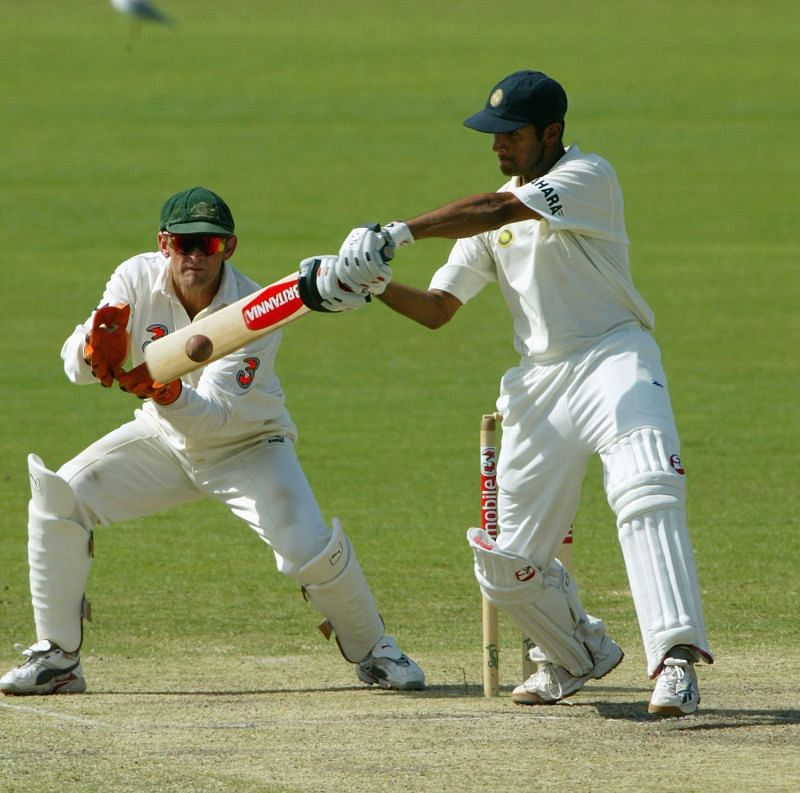 Rahul Dravid smacks the winning run as India create history in Adelaide Oval.