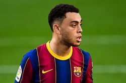 Barcelona right-back Sergino Dest hopes to play with Lionel Messi for another year