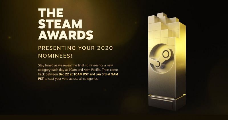 steam 2017 nominee catagory