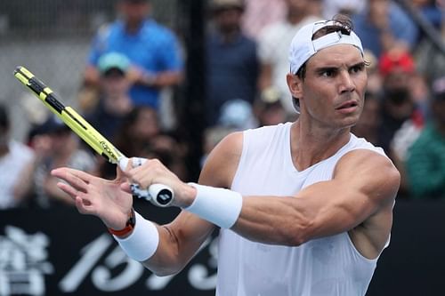 Rafael Nadal at the 2020 Australian Open