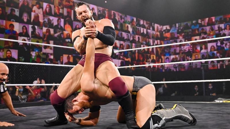 Finn Balor and Kyle O&#039; Reilly at NXT Takeover 31