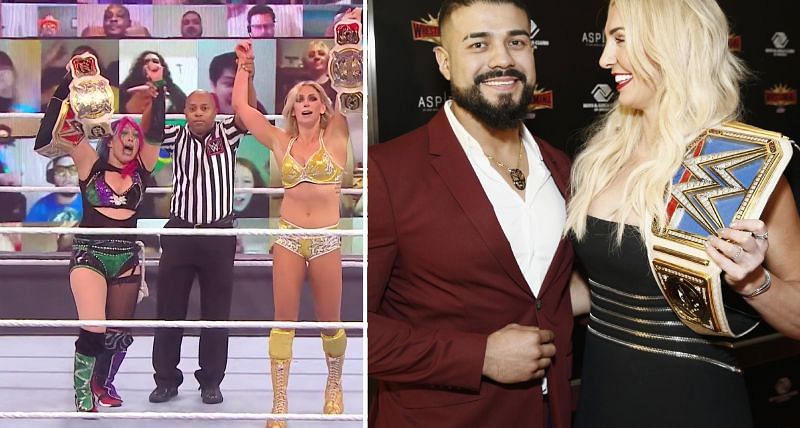 Andrade reacts to Charlotte Flair&#039;s return