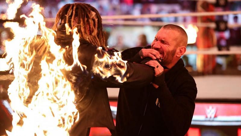 Can any of us say we expected a man of fire to attack Randy Orton in 2020?