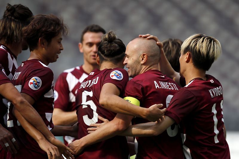 Vissel Kobe could be without Andres Iniesta for the quarter-final against Suwon Bluewings