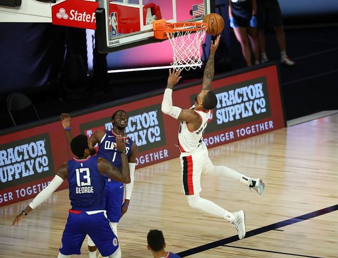 Portland Trail Blazers vs LA Clippers - Combined starting 5 featuring Damian Lillard and Paul George l NBA Season 2020-21