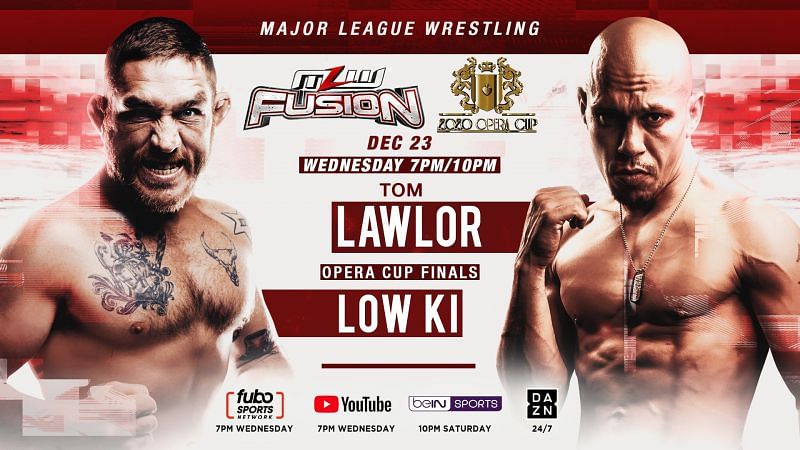 The Opera Cup Finals are tonight! &quot;Filthy&quot; Tom Lawlor takes on Low Ki