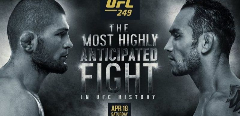 Khabib Nurmagomedov&#039;s fight with Tony Ferguson was canceled for the fifth time at UFC 249.