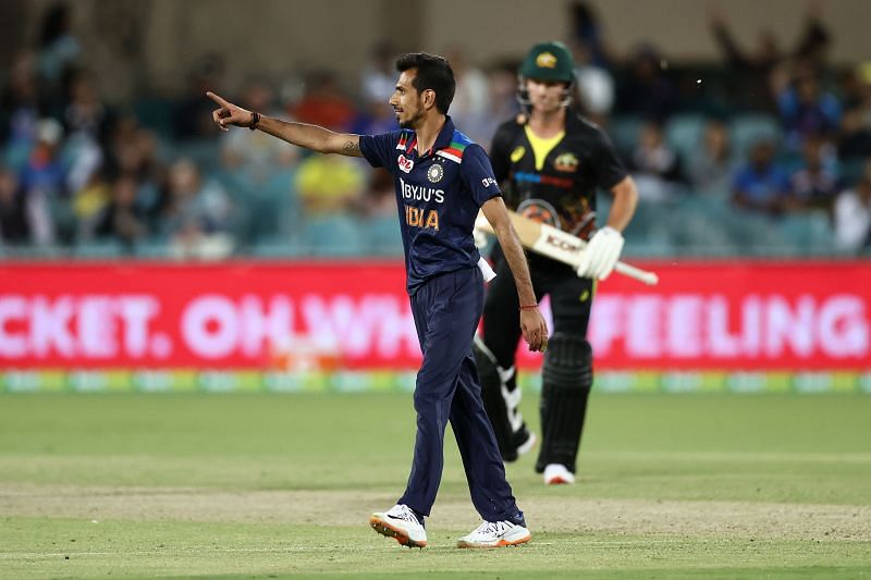 Yuzvendra Chahal took three wickets for India