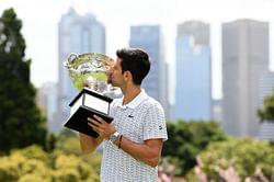 Watch: How Novak Djokovic would look if he was still playing tennis at Australian Open 2055