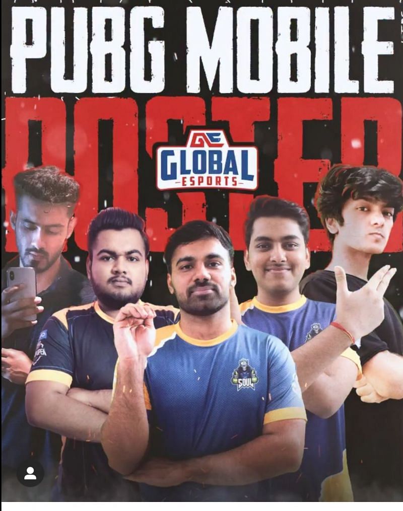 Global Esports&#039;s new PUBG Mobile team has been revealed