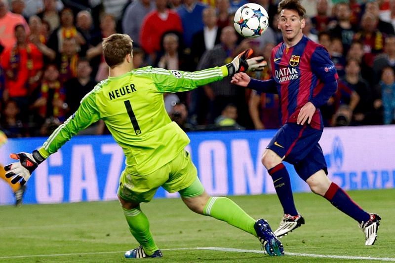 Lionel Messi destroyed Bayern Munich in a virtuso performance in 2015.