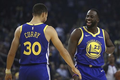 Stephen Curry and Draymond Green