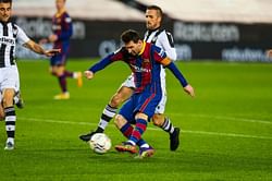 Lionel Messi saves Ronald Koeman’s blushes after difficult week for Barcelona