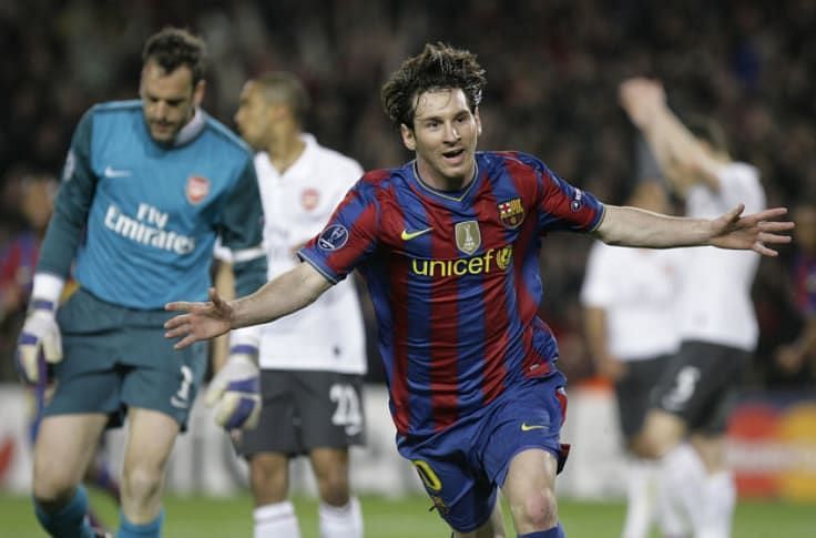 Arsenal are one of Lionel Messi&#039;s favourite sides in the Champions League.