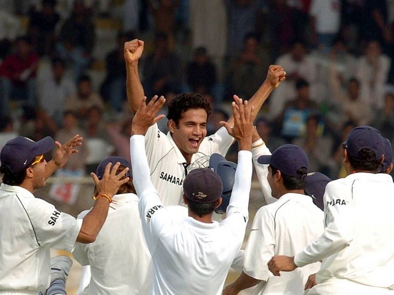 Irfan Pathan made his Test debut for India in 2003