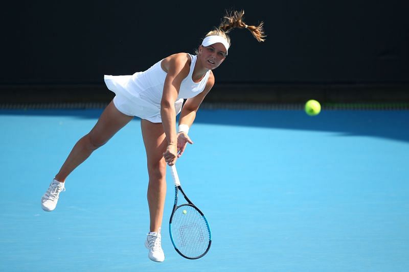 Eugenie Bouchard at the 2020 Australian Open