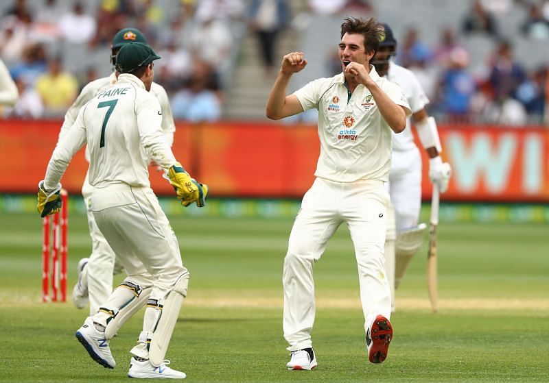 Caught Tim Paine, bowled Pat Cummins made two entries to the scoreboard this morning.