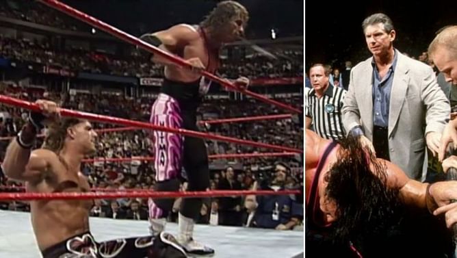 Original plans for Shawn Michaels and Bret Hart's infamous match in Montreal; backstage events preceding the bout