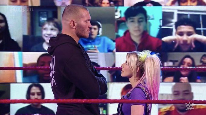 Randy Orton and Alexa Bliss stared each other down this week