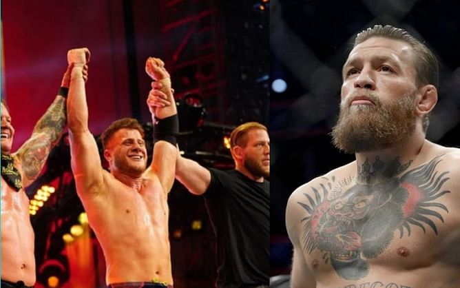 MJF takes a shot at Conor McGregor over his trash-talking skills