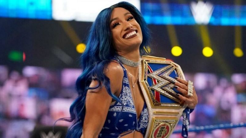 The current SmackDown Women&#039;s Champion Sasha Banks