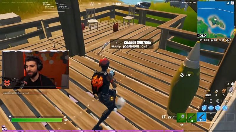 The charge shotgun was found after defeating an NPC (Image via SypherPK)