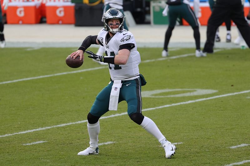 Philadelphia Eagles quarterback Carson Wentz could move on in the 2021 NFL off-season.