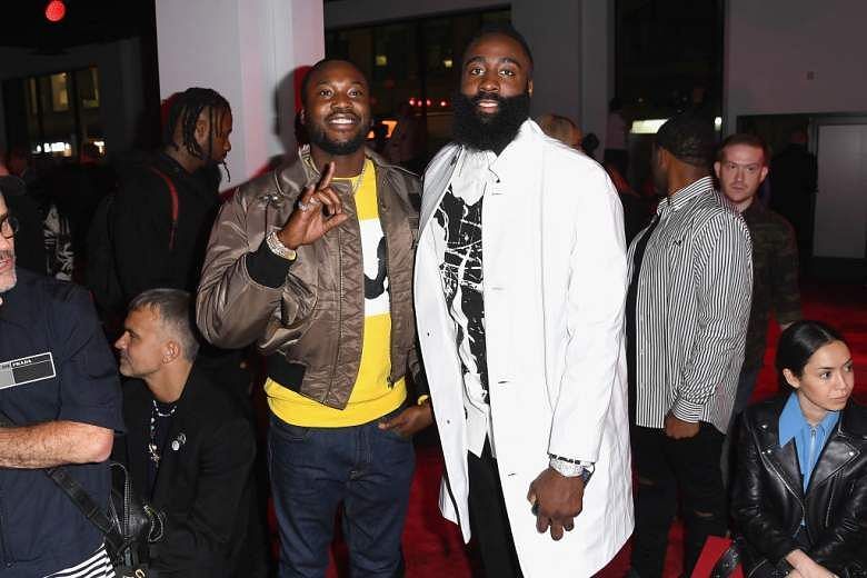 Meek Mill and James Harden