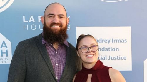 Travis Browne with Ronda Rousey