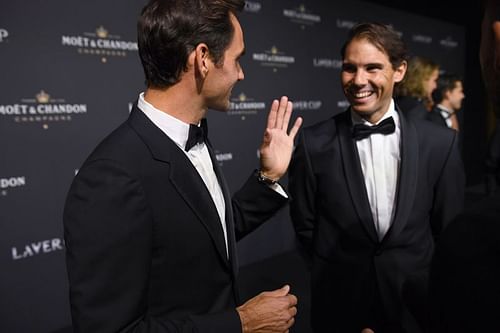 Roger Federer and Rafael Nadal