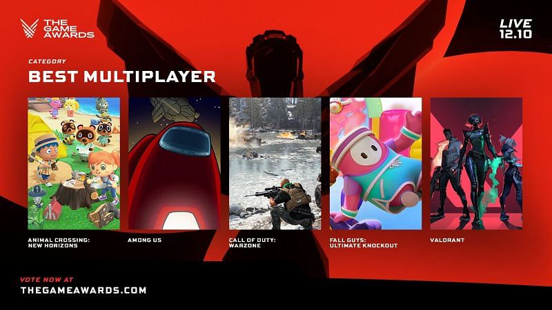 Among Us beat Call of Duty and Valorant to the Best Multiplayer Award (Image Credit: The Game Awards)