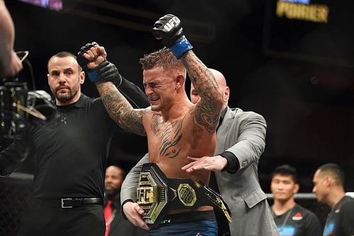 Former interim UFC lightweight champion Dustin Poirier