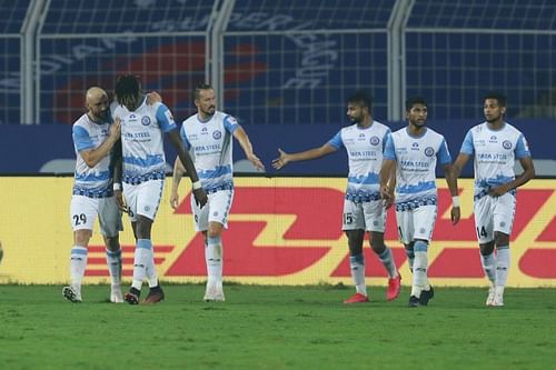 Jamshedpur FC moved to the third spot after this win. Courtesy: ISL