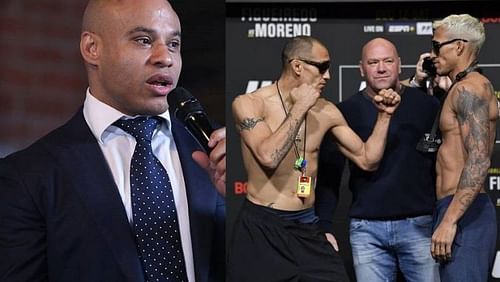 Ali Abdelaziz (left) has once again taken a shot at Tony Ferguson