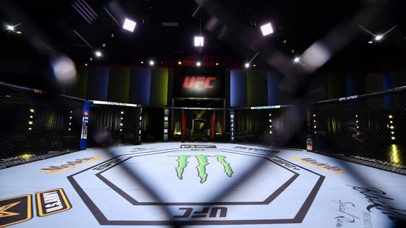 The UFC Apex houses a smaller Octagon