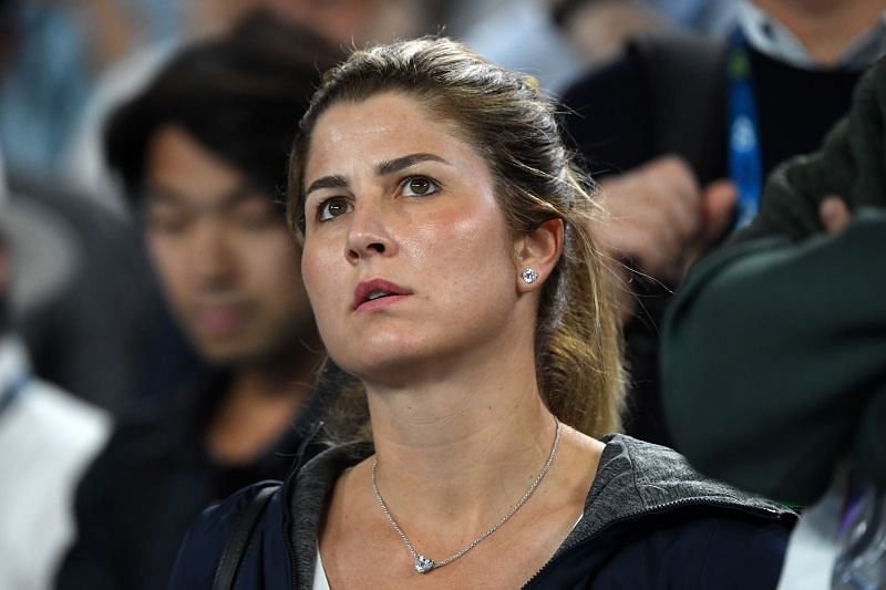 Mirka Federer at the 2020 Australian Open