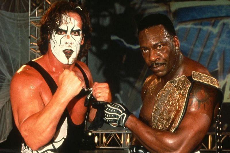 Sting and Booker T.