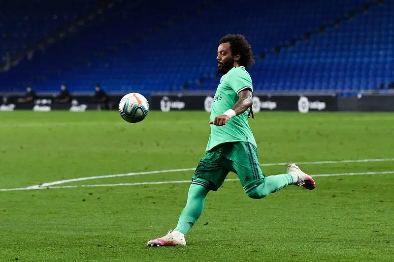 Marcelo in action for Real Madrid