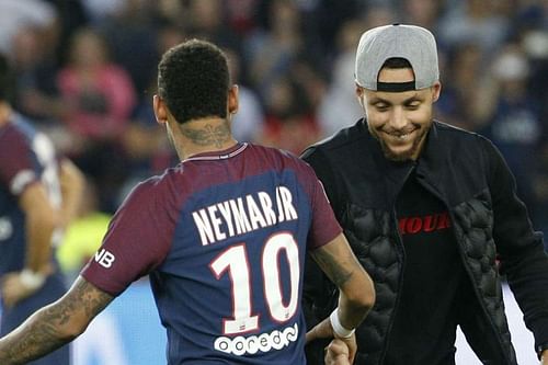 Stephen Curry at Le Parc des Princes