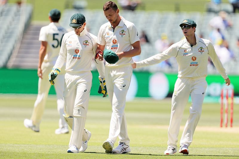 Josh Hazlewood snared 5 wickets while conceding just eight runs