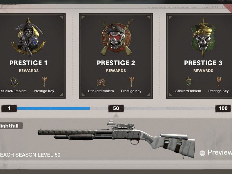 what do you do with prestige keys in call of duty cold war