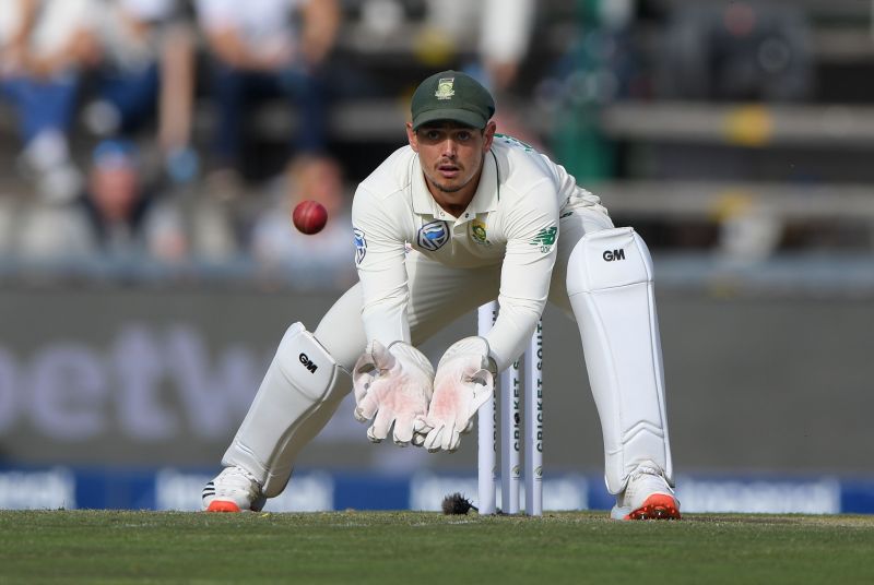 South Africa&#039;s Quinton de Kock against England