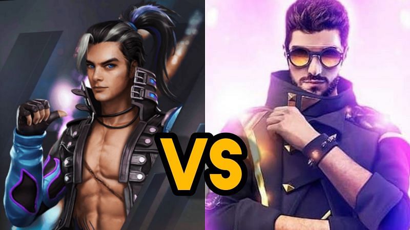Comparing DJ Alok and Hayato for the ranked mode in Free Fire