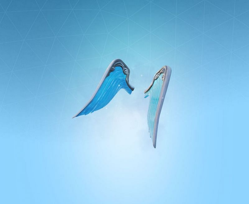 The Wings of Frost is probably the most elegant back bling in the entire bundle (Image via Epic Games)