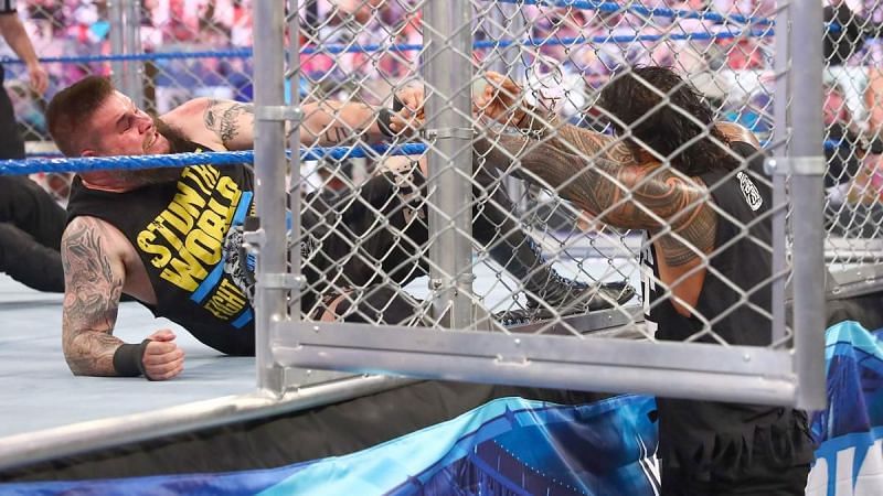 Roman Reigns and Kevin Owens locked horns on WWE SmackDown