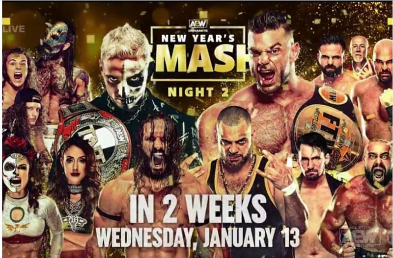 AEW Dynamite New Year&#039;s Smash Night Two graphic.