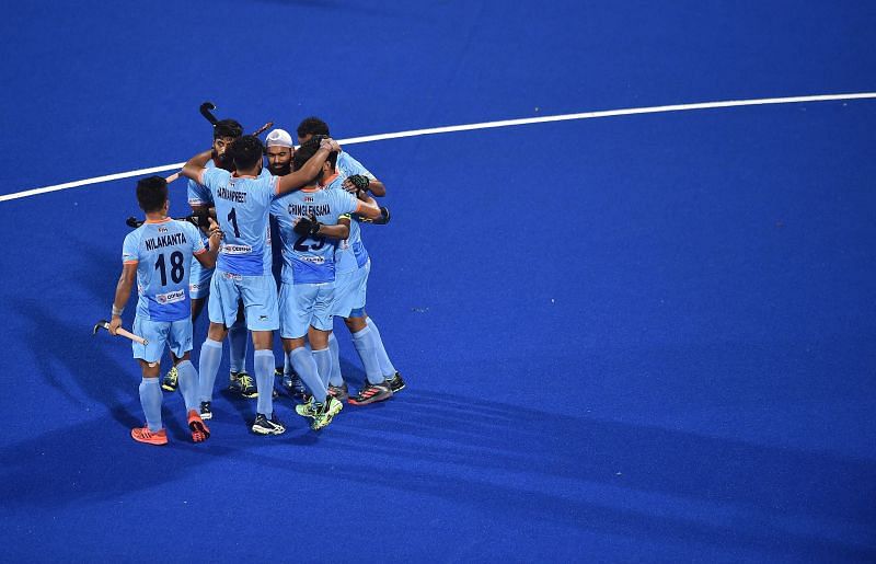 India v South Africa - FIH Men&#039;s Hockey World Cup